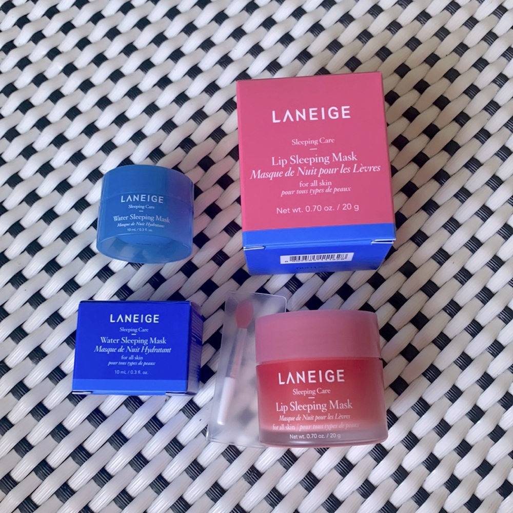Laneige lip sleeping mask & mini water facial sleeping mask